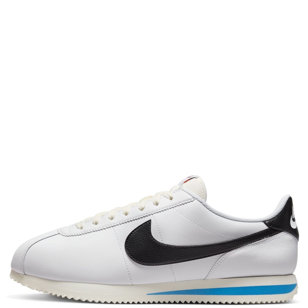 Nike DM4044 Nike Cortez Men White/Black-LT Photo Blue-Sail  size 9 New With Box